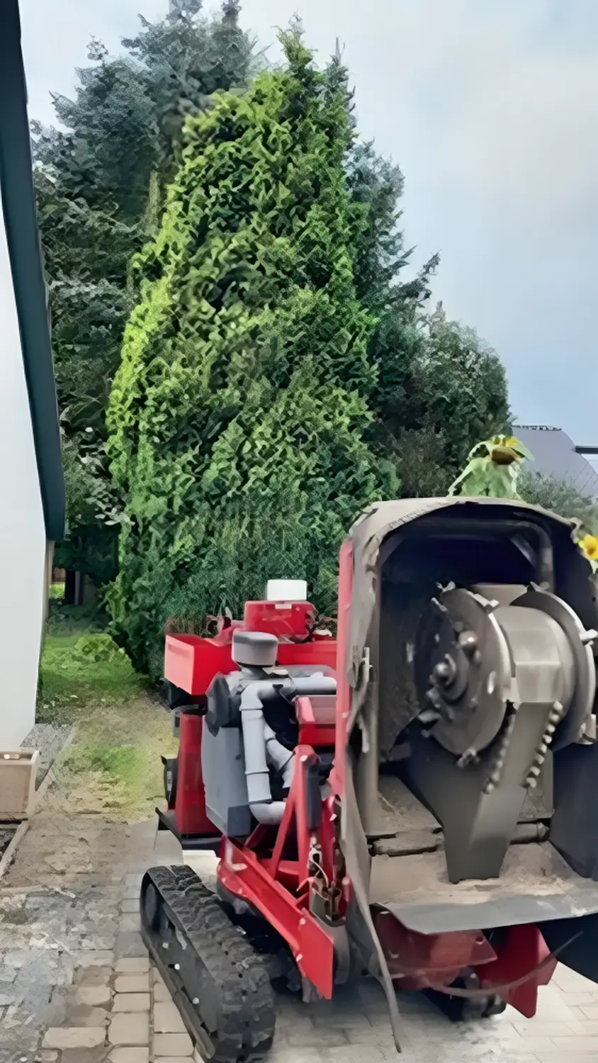 Tree Legends, eine Stubbenfräse für Baumstümpfe 
